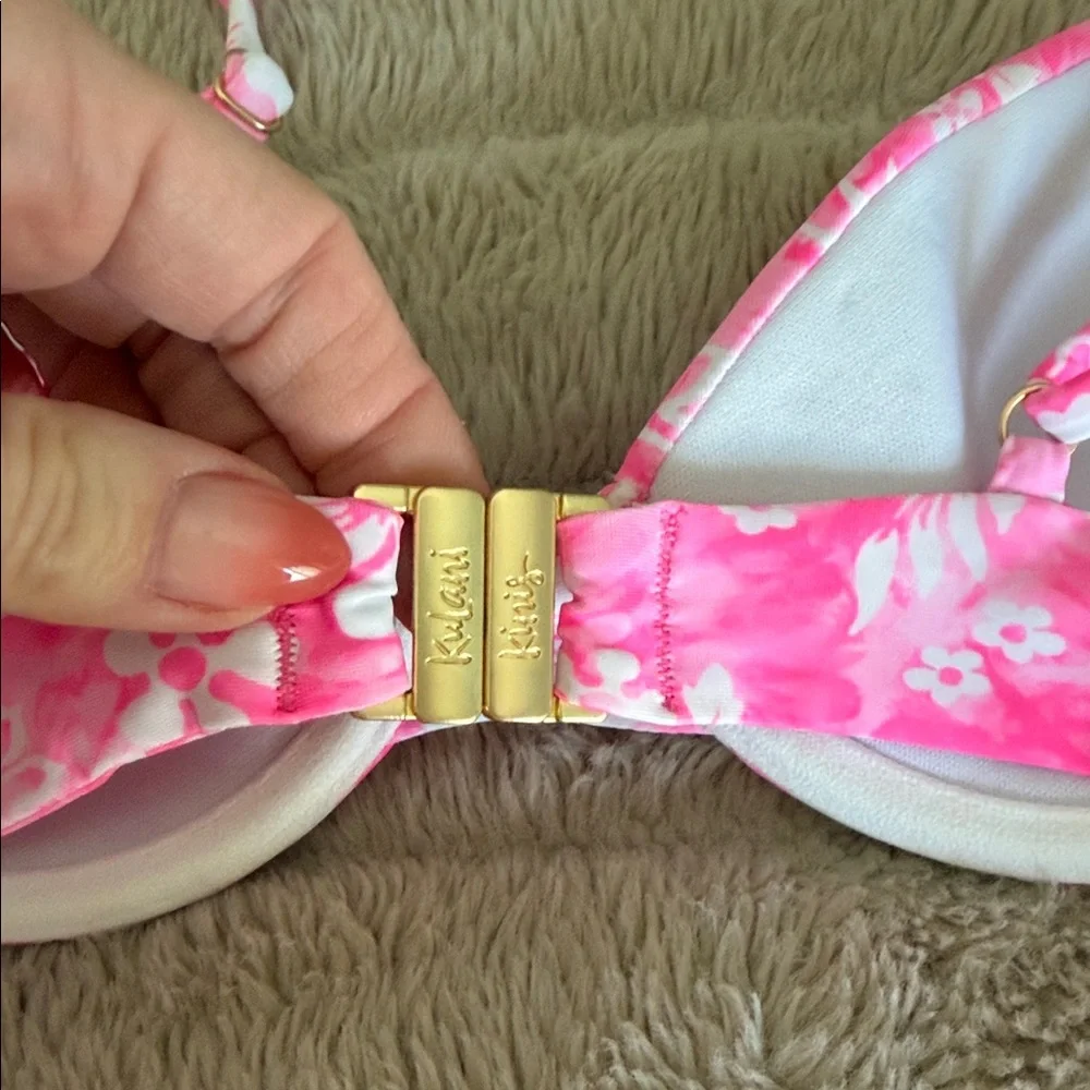 Pink Floral Bikini Set - Picture 2 of 8